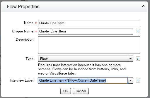 Quote Line Item Flow