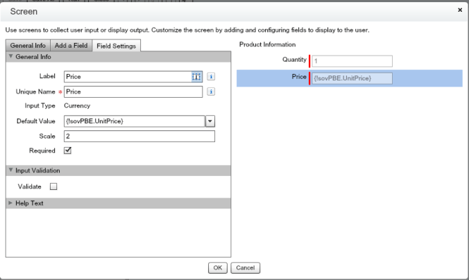 Quote Line Item Flow Price Entry