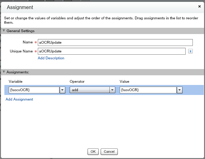 aOCRUpdate Salesforce Flow