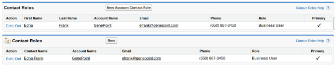 Custom Contact Roles Related List Salesforce