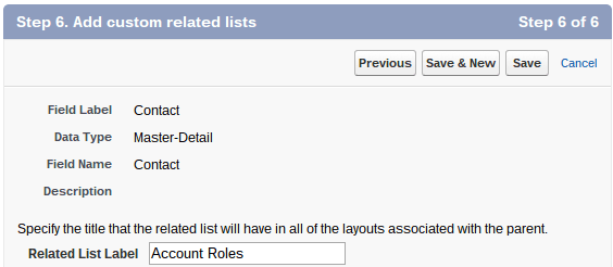 Master Detail Related List Label Salesforce