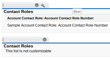 Stanard vs Custom Account Contact Role Related List Salesforce